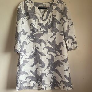 Boden Classic Linen Tunic Dress